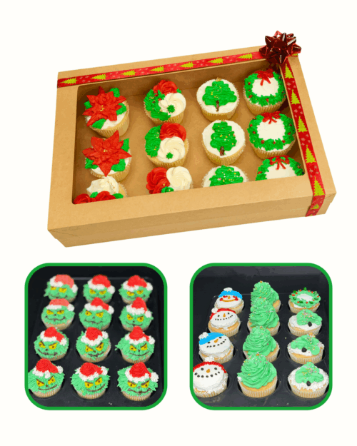 Xmas cream Cup Cake