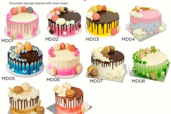 MD - Macaroon Drip Delight Cake