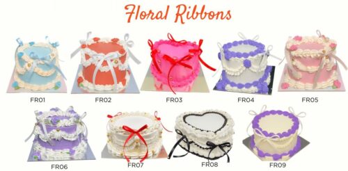 Floral Ribbons - Standard Size