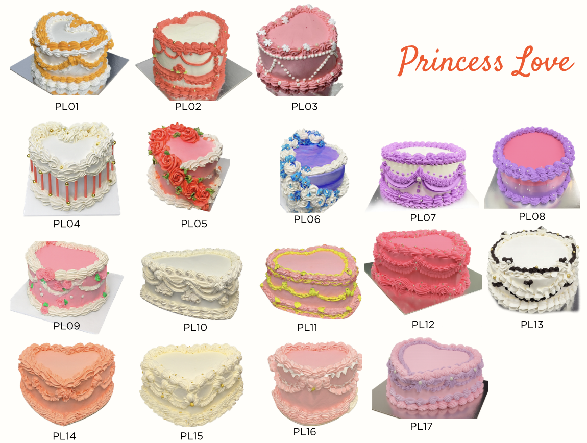 Princess Love Birthday Cake