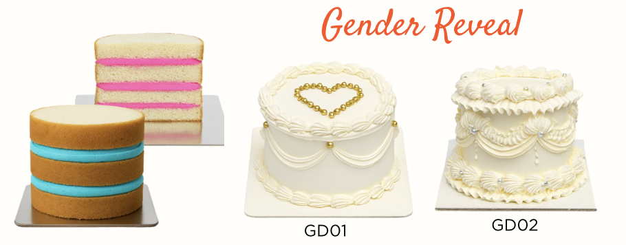 Gender Reveal Cake
