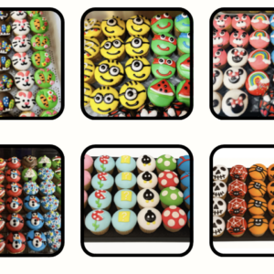 Decorated Fondant Cupcake