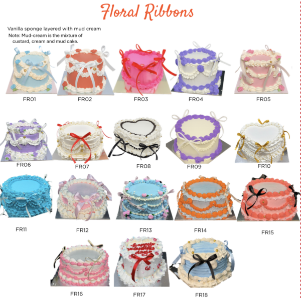Floral Ribbons – The Sky Bakery And Patisserie